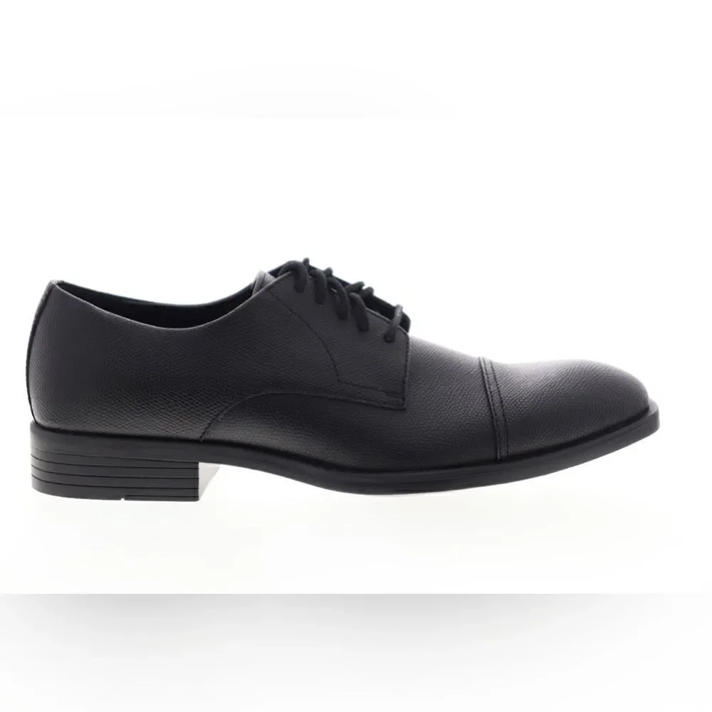 Calvin Klein Conner Small Tumbled Oxford Black Shoe CapToe Size 11.5